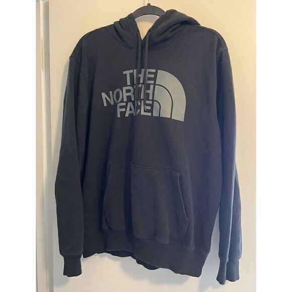 The North Face Mens Black Pullover Hooded Sweater Size Large - Picture 1 of 3
